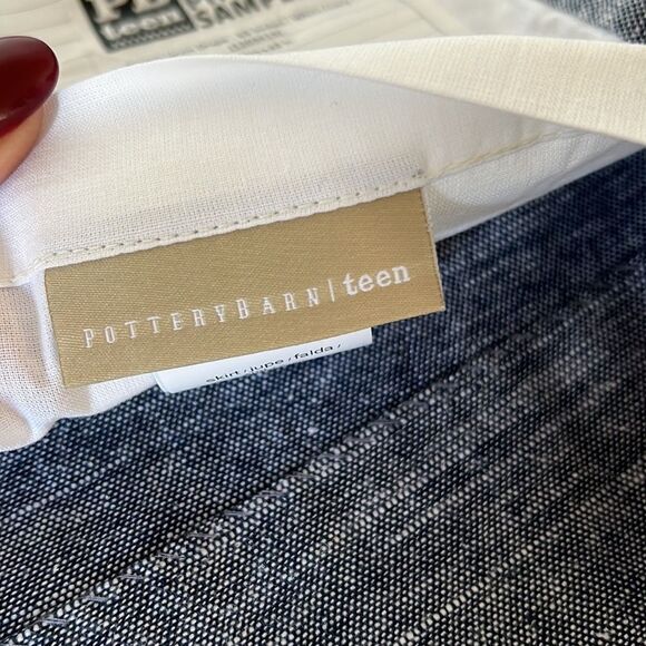 Pottery Barn Teen Cotton Linen Drape - Picture 4 of 7